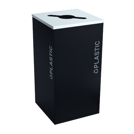 Ex-Cell Kaiser 24-Gal. Square Plastic - Steel, Pebble Black Gloss RC-KDSQ-PL BT-PBG